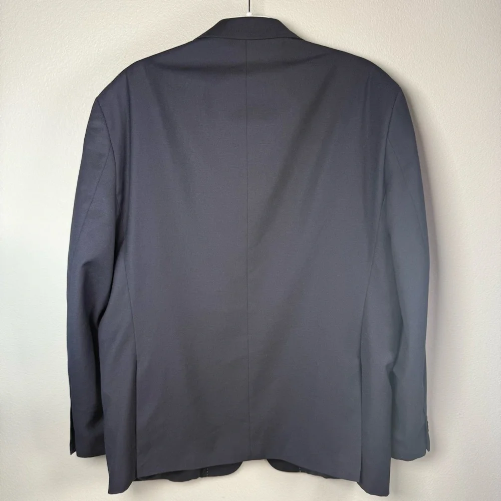 Tommy Hilfiger Men's Navy Blue Wool Blend Sport‎ Coat Jacket Size 44 R